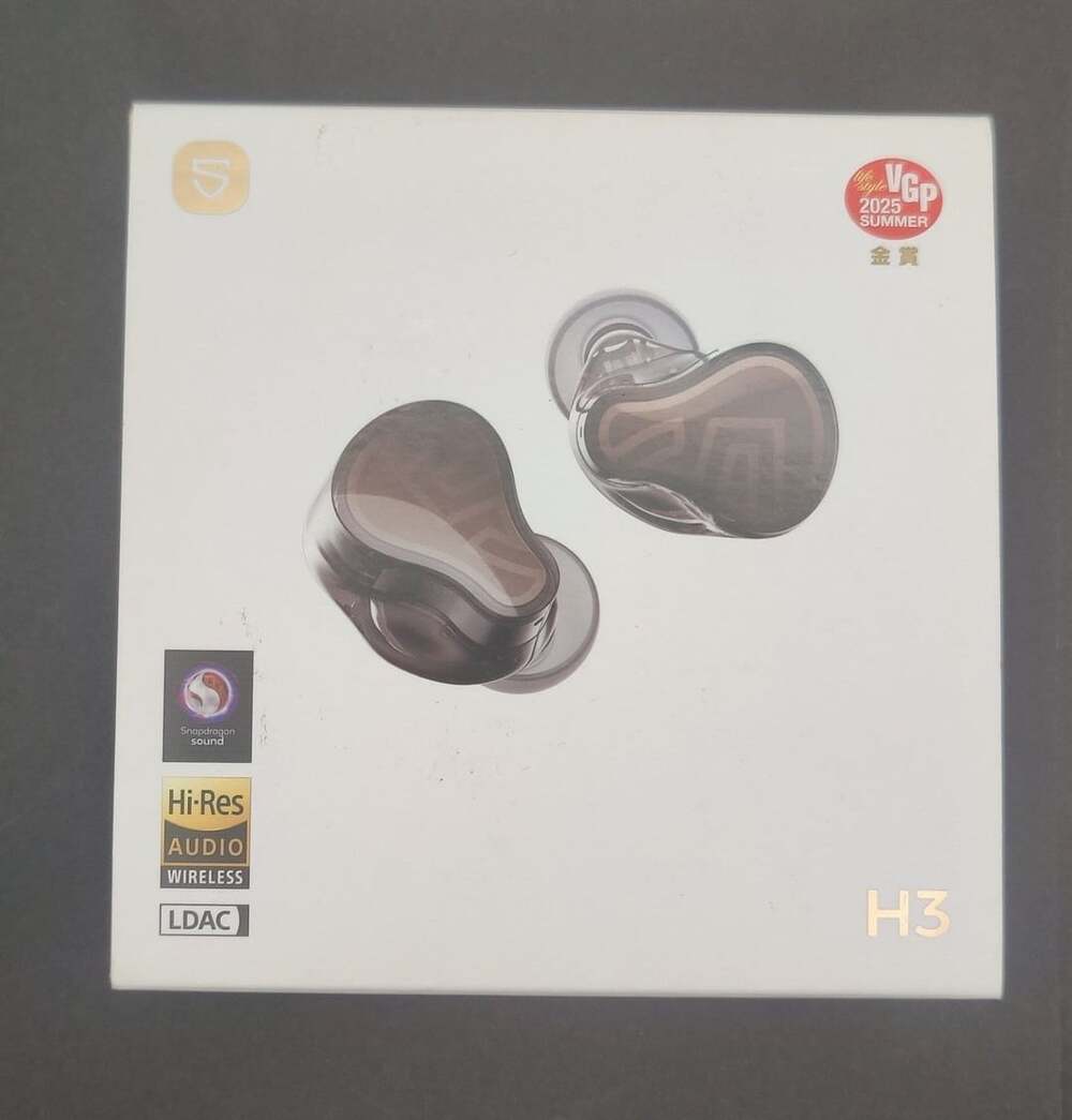 SoundPEATS H3 Hybrid Active Noise Cancelling Wireless Headphones /Titanium Black